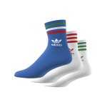 adidas Originals Mid Cut 3er Pack Socken Weiss