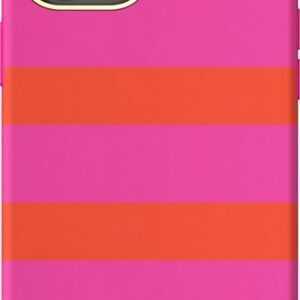richmond & finch Smartphone-Hülle "Magenta Stripe für iPhone 12 Pro Max" iPhone 12 Pro Max 17,02 cm (6,7 Zoll)
