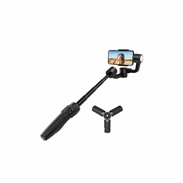 2S-Smartphone-Gimbal-Stabilisator, 3-Achsen-Handy-Gimbal, integrierte Verlängerungsstange, Android- und iPhone-Gimbal-Vlogging-Stabilisator,