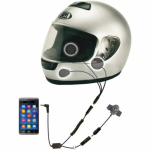 Albrecht SHS 300i Motorradhelm Stereo Headset f?r iPhone, Smartphones etc. (41935) (41935) - Alan