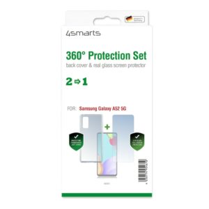 4smarts 360° Protection Set für Samsung Galaxy A52 5G, transparent