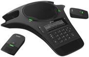 snom C520-WiMi – VoIP-Konferenztelefon – Bluetooth-Schnittstelle – DECT – SIP – 3 Leitungen – Schwarz