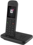 Telekom Sinus A12 - Analoges/DECT-Telefon - Kabelloses Mobilteil - Freisprecheinrichtung - 100 Eintragungen - Schwarz (40823660)
