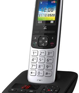 Panasonic KX-TGH720 - DECT-Telefon - Kabelloses Mobilteil - Freisprecheinrichtung - 200 Eintragungen - Anrufer-Identifikation - Schwarz (KX-TGH720GS)