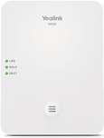 Yealink W80B – Basisstation für schnurloses Telefon/VoIP-Telefon mit Rufnummernanzeige – IP-DECTGAP – SIP, SIP v2 – 2 Leitungen – Pearl White (W80B)