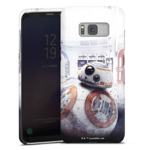 Galaxy S8 Handy Premium Case Smartphone Handyhülle Hülle matt Star Wars Robot Merchandise Premium Case