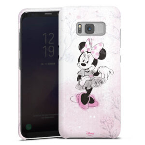 Galaxy S8 Handy Premium Case Smartphone Handyhülle Hülle matt Vintage Disney Minnie Mouse Premium Case