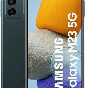 Samsung Galaxy M23 5G - 5G Smartphone - Dual-SIM - RAM 4GB / Interner Speicher 128GB - microSD slot - LCD-Anzeige - 6.6 - 2408 x 1080 Pixel (120 Hz) - Triple-Kamera 50 MP, 8 MP, 2 MP - front camera 8 MP - tiefgrün (SM-M236BZGGEUB)