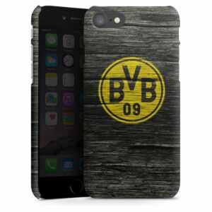 iPhone 7 Handy Premium Case Smartphone Handyhülle Hülle matt Bvb Wooden Look Borussia Dortmund Premium Case