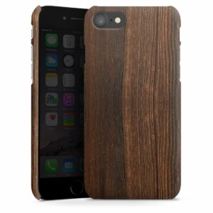 iPhone 7 Handy Premium Case Smartphone Handyhülle Hülle matt Nut Tree Wood Wooden Look Premium Case