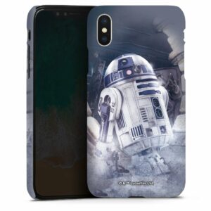 iPhone X Handy Premium Case Smartphone Handyhülle Hülle matt Star Wars Merchandise Robot Premium Case