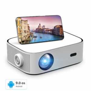 [Android 9.0] Thundeal YG550 1080P Projektor 550ANSI Lumen 1+16GB Tragbar LED Video Heimkino Kino LCD Smartphone Beamer