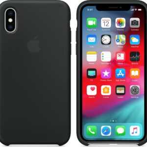 Apple - Case für Mobiltelefon - Silikon - Schwarz - für iPhone XS
