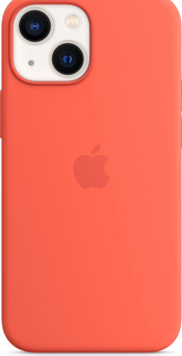Apple - Case für Mobiltelefon - mit MagSafe - kompatibel mit MagSafe - Silikon - Nektarine - für iPhone 13 mini