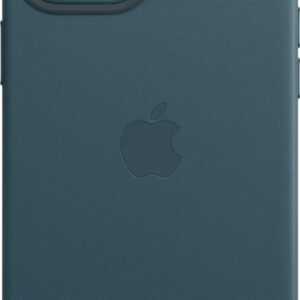Apple Case with MagSafe - Case für Mobiltelefon - Leder - Baltic Blue - für iPhone 12 Pro Max (MHKK3ZM/A)