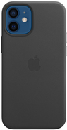 Apple Case with MagSafe - Case für Mobiltelefon - Leder - Schwarz - für iPhone 12 mini (MHKA3ZM/A)