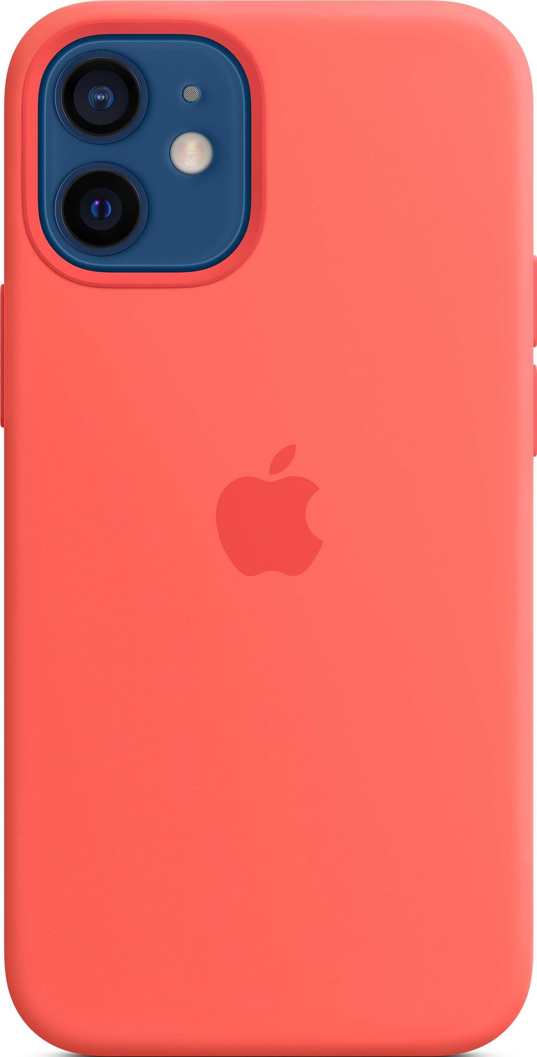 Apple Case with MagSafe – Case für Mobiltelefon – Silikon – Pink Citrus – für iPhone 12 mini (MHKP3ZM/A)