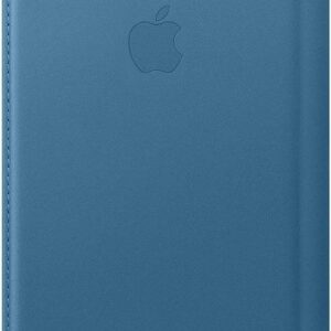 Apple Folio - Flip-Hülle für Mobiltelefon - Leder - cape cod blue - für iPhone XS Max