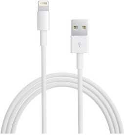 Apple Lightning auf USB Kabel - 2,0m - Lade- / Datenkabel für iPhone und iPod - Composite Video / Audio - USB Typ A, 4-polig (M) - 8-PIN-Docking (M) - für iPhone 5, iPod nano (7G), iPod touch (5G) - Bulk (MD819ZM/A)