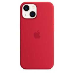 Apple Original iPhone 13 Mini Silikon Case mit MagSafe (PRODUCT)RED