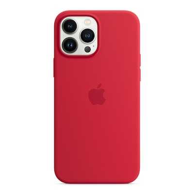Apple Original iPhone 13 Pro Max Silikon Case mit MagSafe (PRODUCT)RED