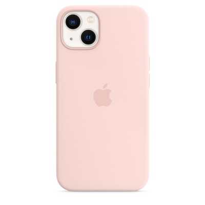 Apple Original iPhone 13 Silikon Case mit MagSafe Kalkrosa