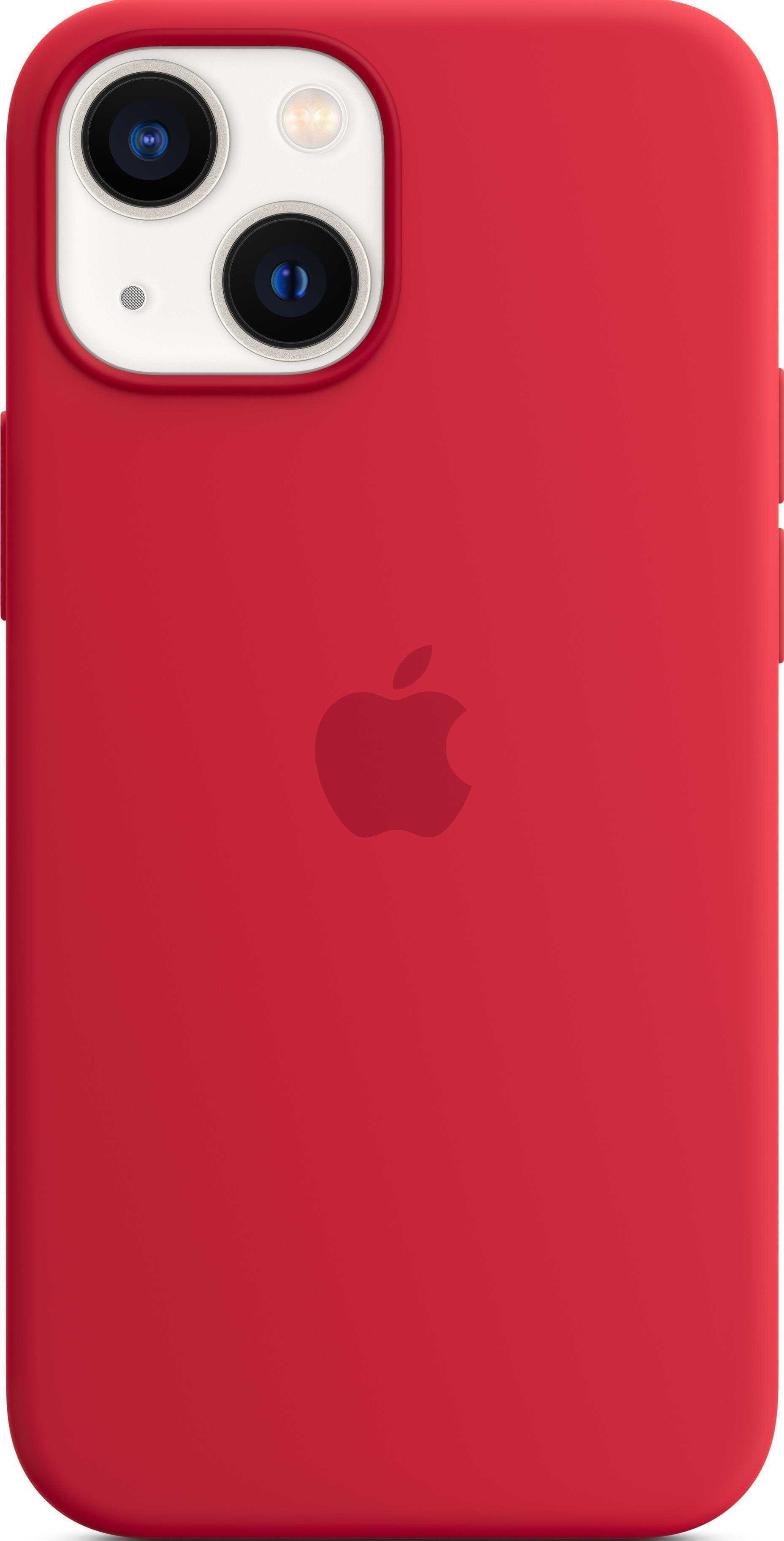 Apple – (PRODUCT) RED – Case für Mobiltelefon – mit MagSafe – Silikon – Produkt (ROT) – für iPhone 13 mini (MM233ZM/A)