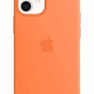 Apple Silikon Case mit MagSafe für Apple iPhone 12 mini, kumquat