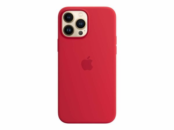 Apple Silikon Case mit MagSafe für Apple iPhone 13 Pro Max, rot