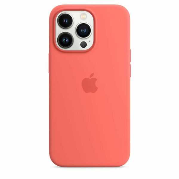 Apple Silikon Case mit MagSafe für Apple iPhone 13 Pro, pink pomelo