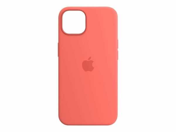 Apple Silikon Case mit MagSafe für Apple iPhone 13, pink pomelo