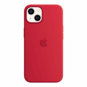 Apple Silikon Case mit MagSafe für Apple iPhone 13, rot