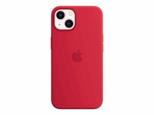 Apple Silikon Case mit MagSafe für Apple iPhone 13, rot