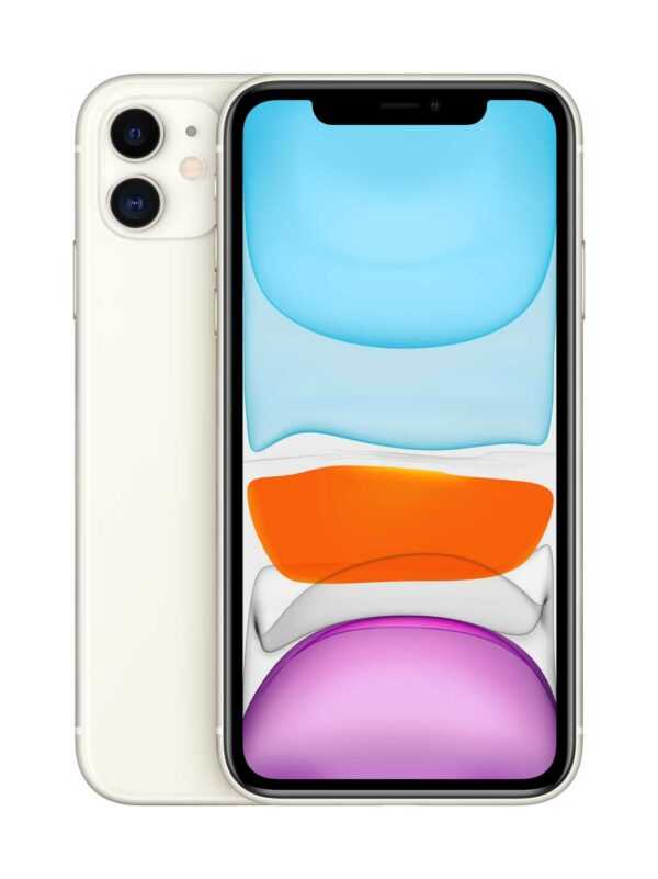 Apple iPhone 11 - Smartphone - Dual-SIM - 4G Gigabit Class LTE - 64GB - GSM - 6.1 - 1792 x 828 Pixel (326 ppi (Pixel pro )) - Liquid Retina HD display (12 MP Vorderkamera) - 2 x Rückkamera - weiß (MHDC3ZD/A)