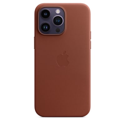 Apple Original iPhone 14 Pro Max Leder Case mit MagSafe Umbra