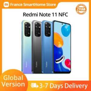 EU Lager Xiaomi Redmi Hinweis 11 NFC Smartphone Note11 Snapdragon 680 Octa Core 33W Pro Eine Stunde