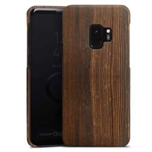 Galaxy S9 Handy Premium Case Smartphone Handyhülle Hülle matt Nut Tree Wood Wooden Look Premium Case