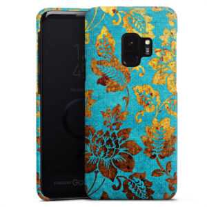 Galaxy S9 Handy Premium Case Smartphone Handyhülle Hülle matt Ornament Flowers Vintage Premium Case