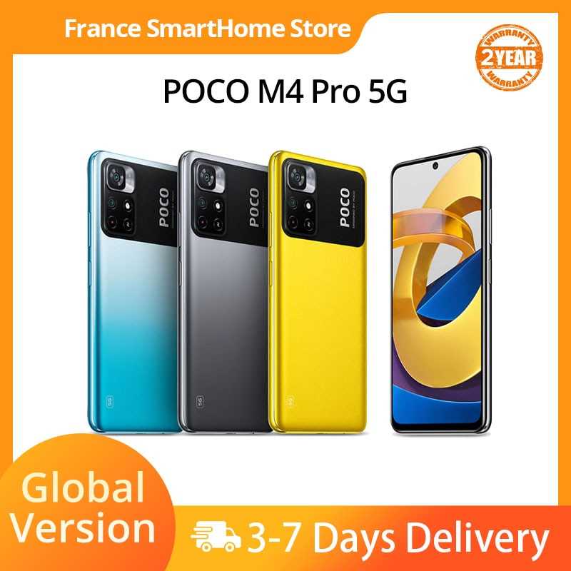 POCO M4 Pro 5G Smartphone 4GB 64GB/6GB 128GB 6.6 “5000mAh 33W Pro Schnelle Lade Handy NFC Octa-core