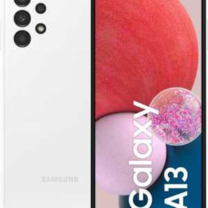 Samsung Galaxy A13 - 4G Smartphone - Dual-SIM - RAM 4GB / Interner Speicher 64GB - microSD slot - LCD-Anzeige - 6.6 - 2408 x 1080 Pixel - 4x x Rückkamera 50 MP, 5 MP, 2 MP, 2 MP - front camera 8 MP - weiß (SM-A137FZWVEUE)