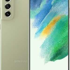 Samsung Galaxy S21 FE 5G - 5G Smartphone - Dual-SIM - RAM 6GB / Interner Speicher 128GB - OLED-Display - 6.4 - 2340 x 1080 Pixel (120 Hz) - Triple-Kamera 12 MP, 12 MP, 8 MP - front camera 32 MP - Oliv (SM-G990BLGFEUB)