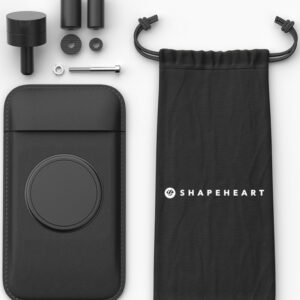 Shapeheart Motorrad Bundle Magnetische Smartphone Halterung für Stummellenker, Größe M, Größe M