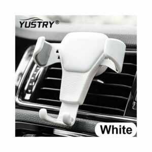 Universal Zubehör Gravity Auto Handy Halter Auto Air Vent Clip Montieren Handy Stand Unterstützung Für 4,7-6,5 inch smartphone,White