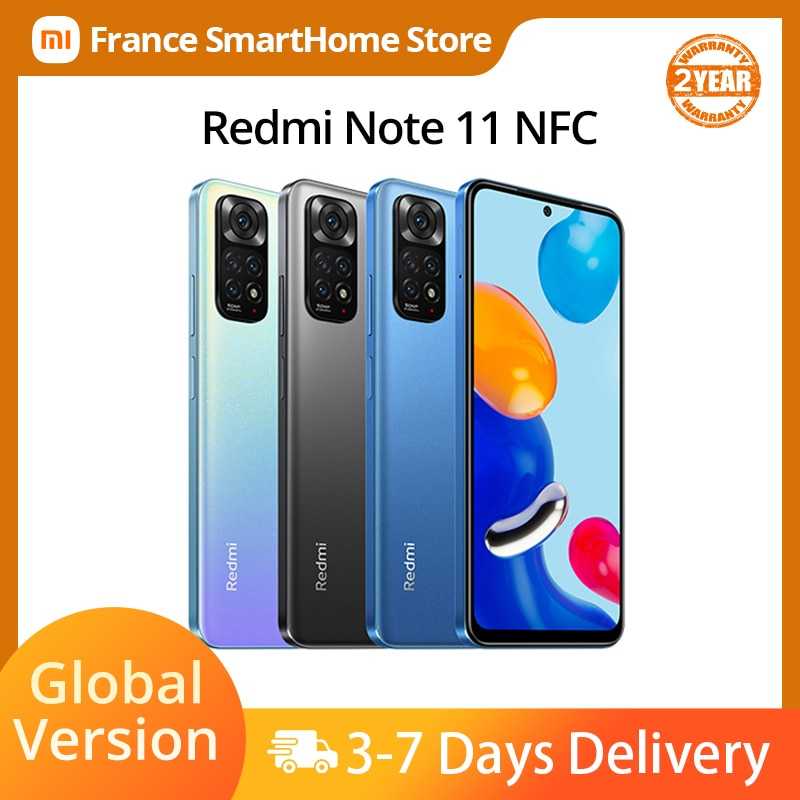 Xiaomi Redmi Note 11 NFC Smartphone Note11 Snapdragon 680 Octa Core 33W Pro One Hour Fast Charging