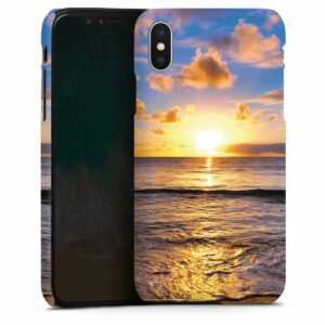 iPhone X Handy Premium Case Smartphone Handyhülle Hülle matt Ocean Sunset Urlaub Premium Case