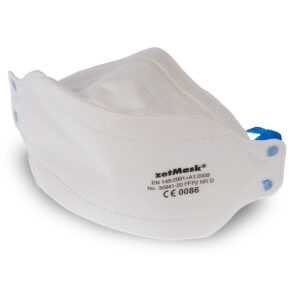 zetMask® FFP2 NR D Feinstaubfiltermasken, ohne Ausatemventil, Einweg-Atemschutzmasken zum Schutz gegen feste und flüssige Partikel, 1 Box = 20 Stück