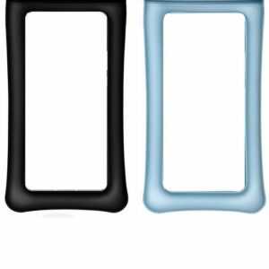 AcserGery Handytasche "2 Stück, zertifizierte wasserdichte Smartphone-Tasche, universelle berührungsempfindliche wasserdichte Hülle für iPhone. Antisinkende Handytasche - schwarz + blau"