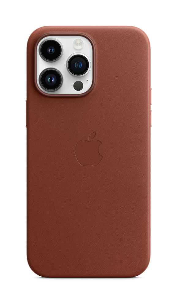 Apple - Case für Mobiltelefon - mit MagSafe - Leder - Umbra - für iPhone 14 Pro Max (MPPQ3ZM/A)