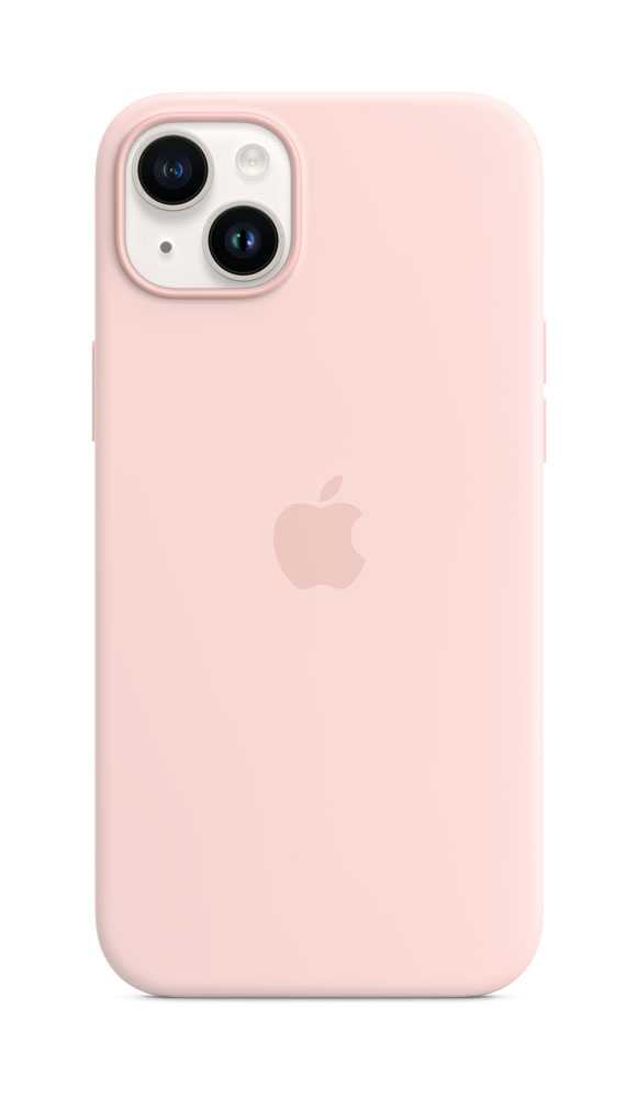 Apple – Case für Mobiltelefon – mit MagSafe – Silikon – Chalk Pink – für iPhone 14 Plus (MPT73ZM/A)