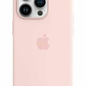 Apple - Case für Mobiltelefon - mit MagSafe - Silikon - Chalk Pink - für iPhone 14 Pro (MPTH3ZM/A)